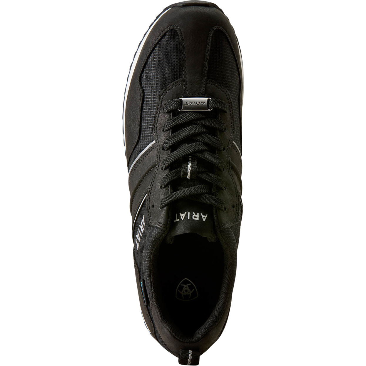 2026 Ariat Mens Ranch Runner Waterproof Shoe 10080343 - Carbon Black